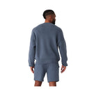 Alo Men's Scholar Crew Neck Sweater - Bluestone