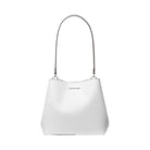 Michael Kors Pratt Medium Shoulder Bag Optic White