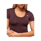 Gymshark Everyday Seamless Tight Fit Crew Neck Tee - Cherry Purple
