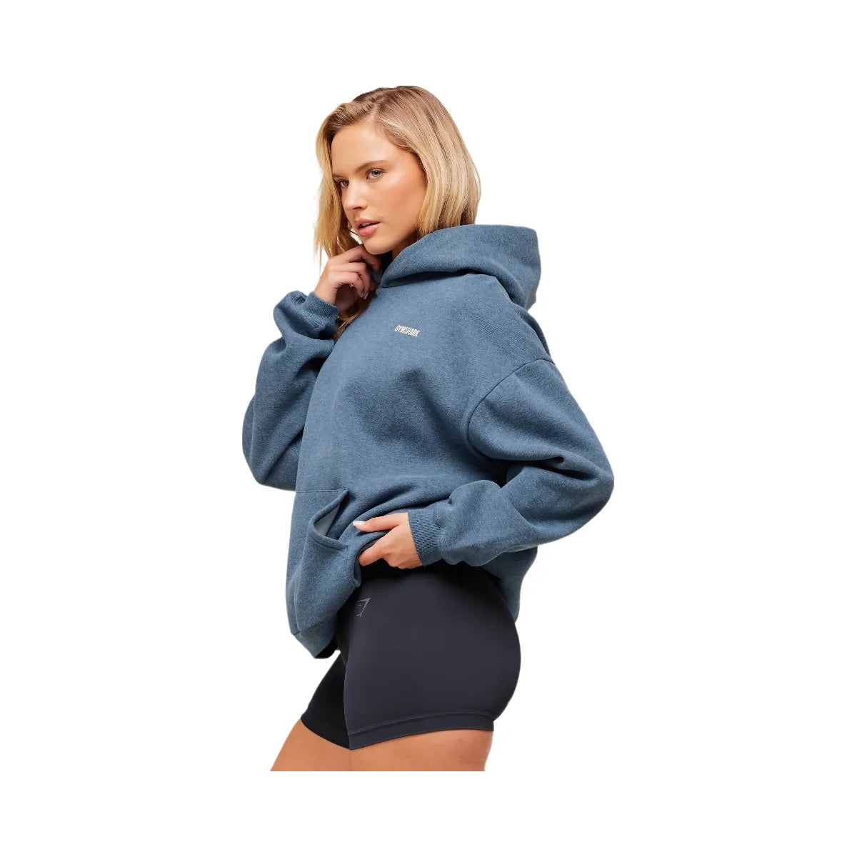 Gymshark Cosy Luxe Hoodie - Compound Blue Marl