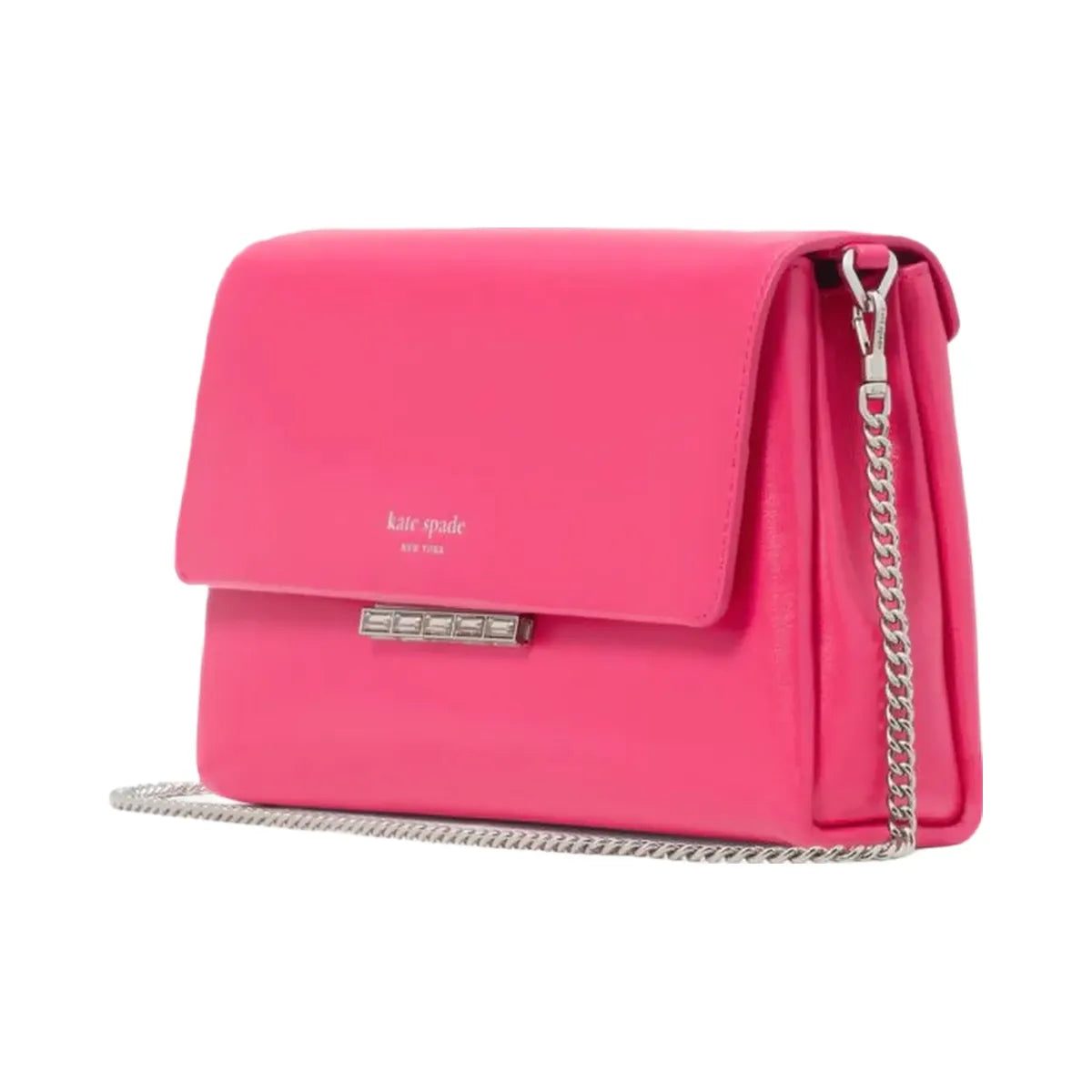 Kate Spade Grace Embellished Lock Clutch Rosehip