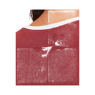 Gymshark Piping Long Sleeve Crop Top - Sets Red/Carmine Red/Soft White