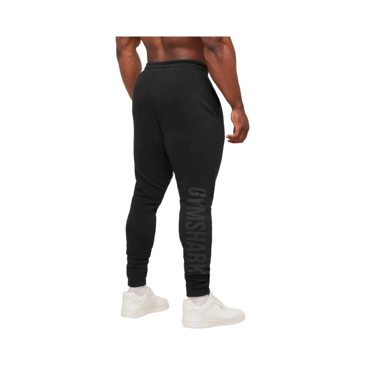 Gymshark Power Wordmark Jogger - Black/Asphalt Grey