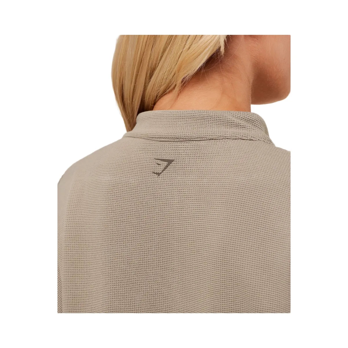 Gymshark Waffle Midi Zip Up Jacket - Lifestyle Brown