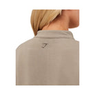 Gymshark Waffle Midi Zip Up Jacket - Lifestyle Brown