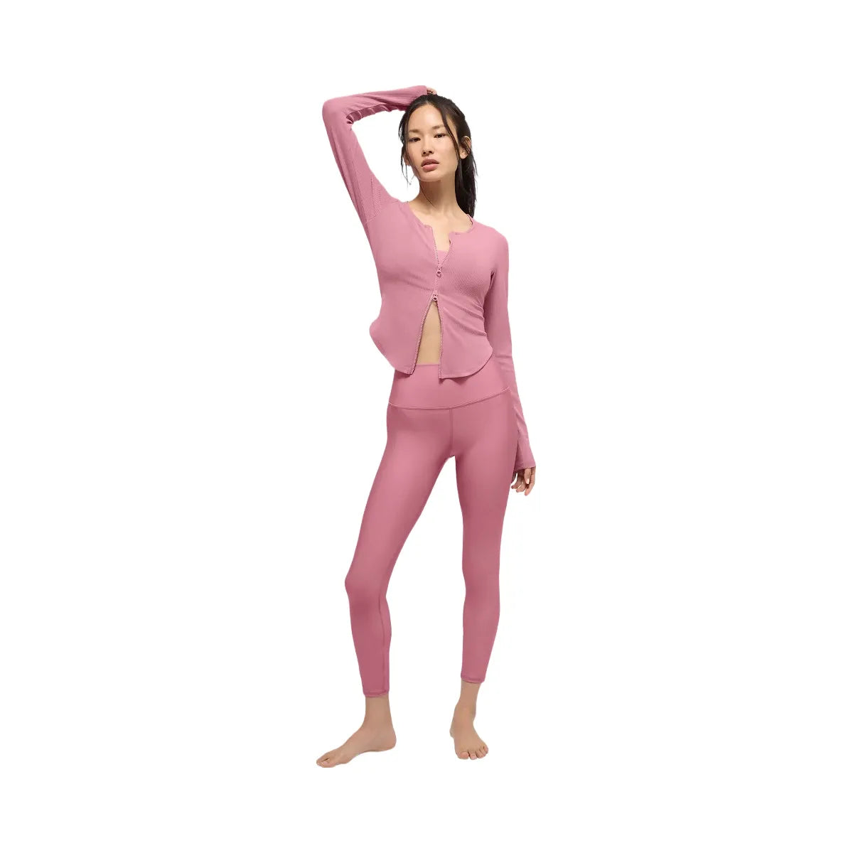 Alo Women's 7/8 High-Waist Airlift Legging - Pink Wild Rose