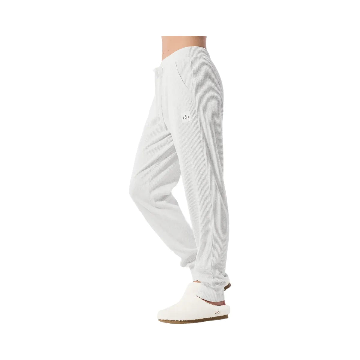 Alo Women's Muse Sweatpant - White Heather