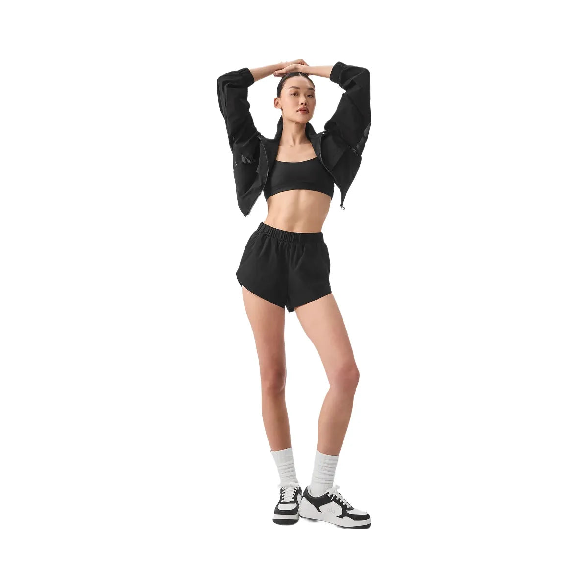 Alo Women's Playmaker Dolphin Short - Black