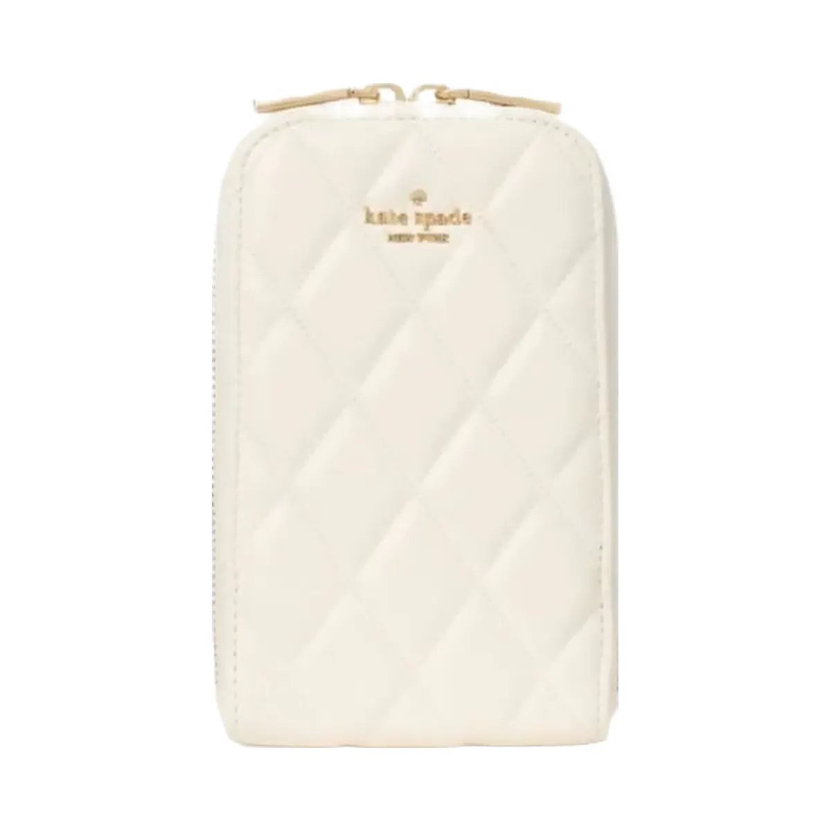 Kate Spade Carey Quilted North South Phone Crossbody Meringue