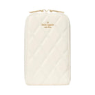 Kate Spade Carey Quilted North South Phone Crossbody Meringue