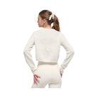 Alo Women's Wool Cashmere New Class Cropped Cardigan - Ivory