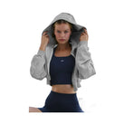Alo Women's Sweet Escape Zip Up Hoodie - Athletic Heather Grey
