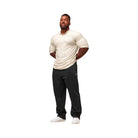 Gymshark Lightweight Slub Textured 3/4 Henley - Oat White