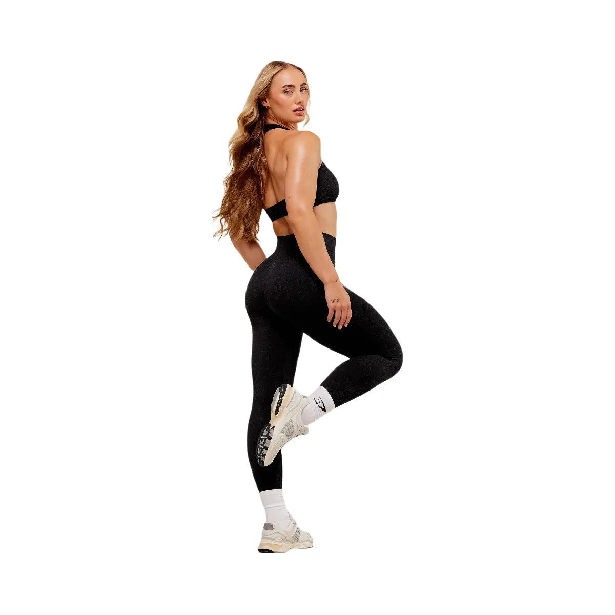 Gymshark Adapt Fleck Seamless Leggings - Mineral/Black