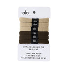 Alo Untangled Hair Tie (6-Pack) - Beige/Espresso