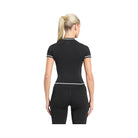 Gymshark Contrast Seamless Midi Tee - Black