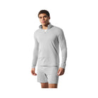 Alo Men's Conquer 1/4 Zip Reform Long Sleeve - Athletic Heather Grey