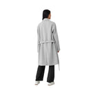 Alo Women's Wool Gameday Overcoat - Athletic Heather Grey