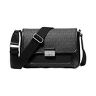 Michael Kors Bradshaw Medium Signature Logo Messenger Bag Black