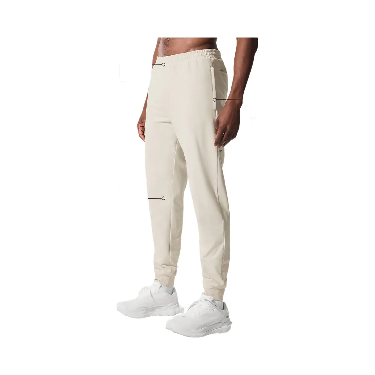 Alo Men's Conquer Max Performance Jogger - Bone
