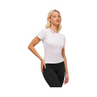 Gymshark Embroidered Logo Crop Top - White