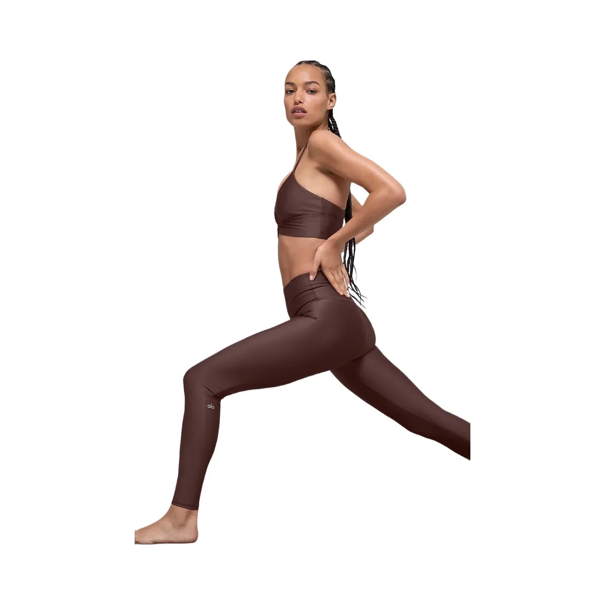 Alo Women's 7/8 High-Waist Airlift Legging - Brownstone