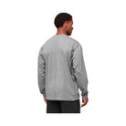 Gymshark Essential Oversized Long Sleeve T-Shirt - Charcoal Core Marl