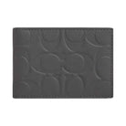 Coach Compact Billfold Wallet In Signature Leather Embossed Leather-Charcoal