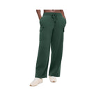 Alo Women's Scholar Knit High-Waist Cargo Pant - Clover Green