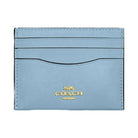 Coach Slim Id Card Case Glazed Leather-Im-Powder Blue