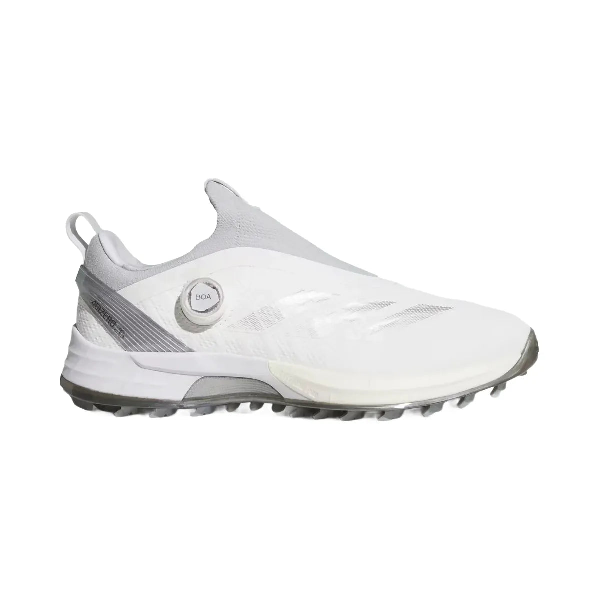 Adidas Adizero Zg Boa Spikeless Golf Cloud White Silver Metallic
