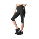 Alo Women's Airlift High-Waist Super Sleek Contrast Capri - Black/White