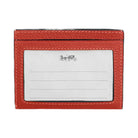Coach Slim Id Card Case Pebbled Leather-Mango