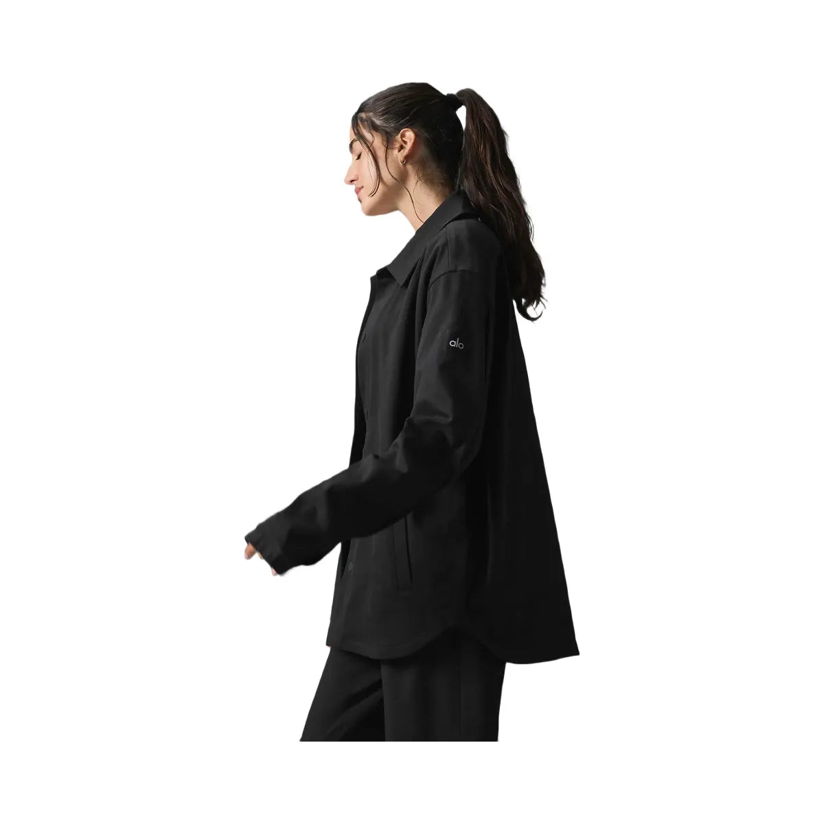 Alo Women's Edition Sueded Jacket - Black