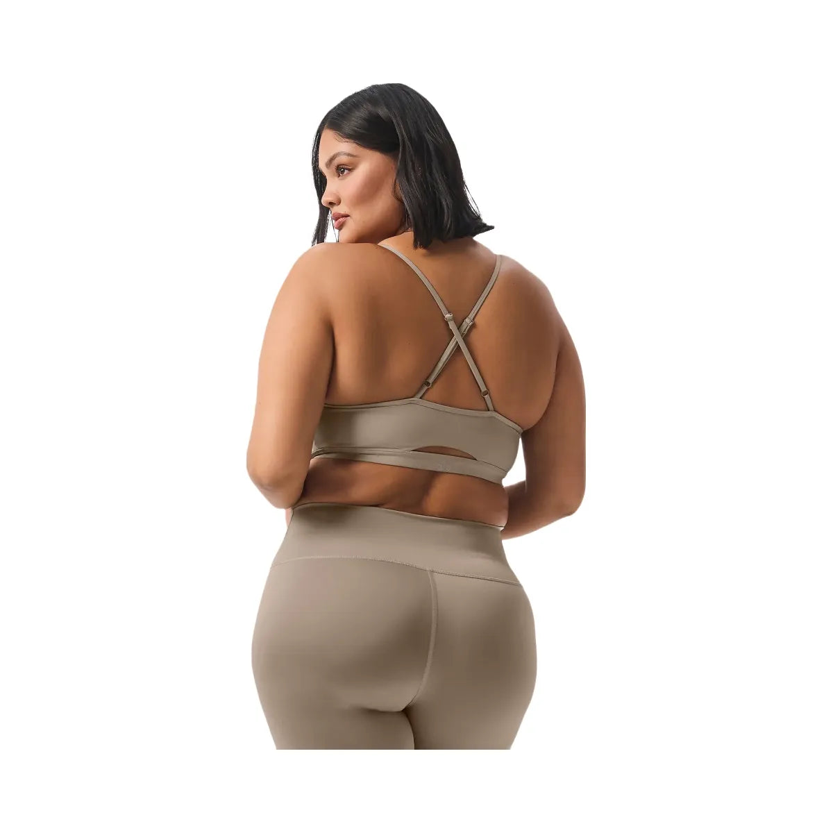 Alo Women's Airlift Intrigue Bra - Gravel