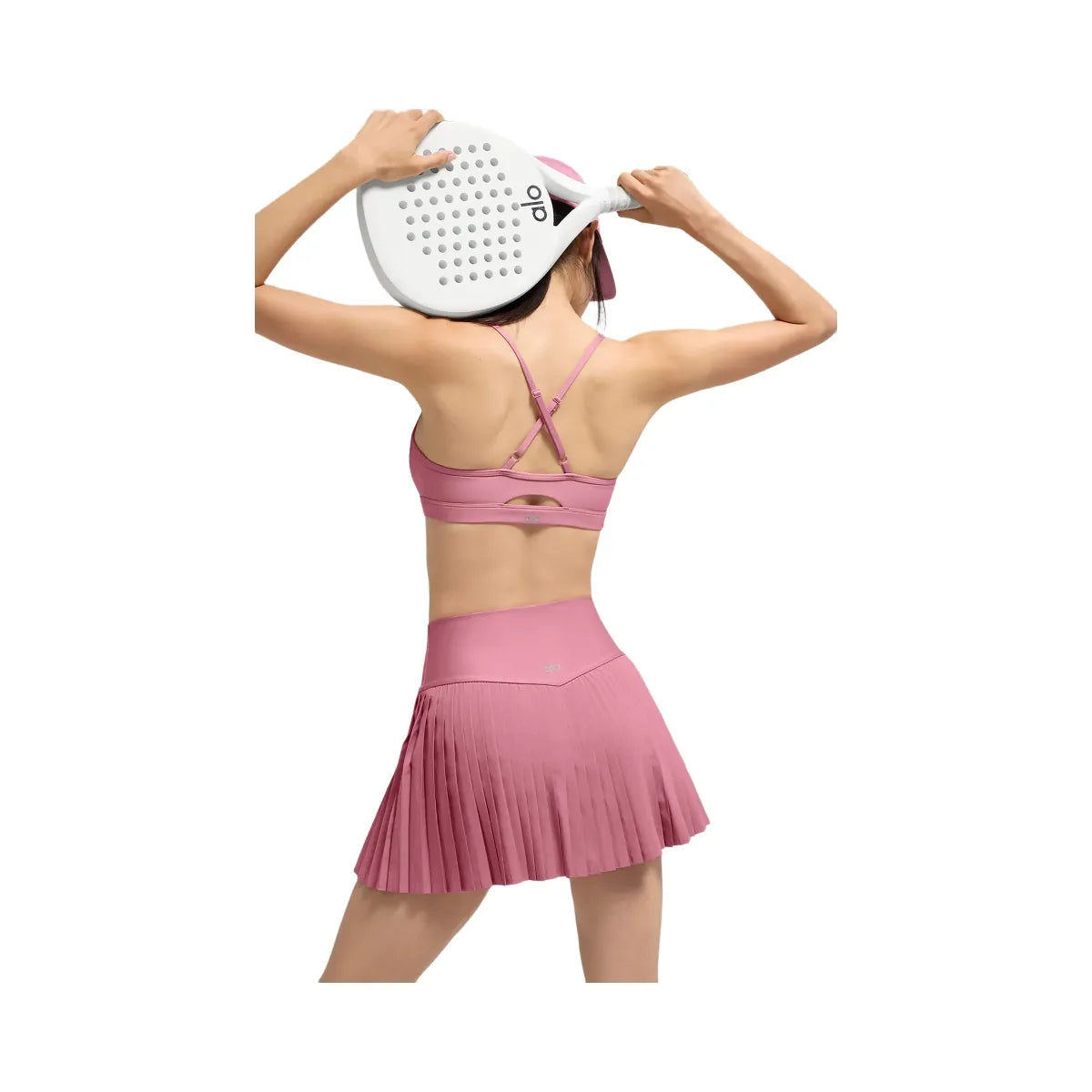 Alo Women's Airlift Intrigue Bra - Pink Wild Rose