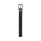 Coach Boxed Card Case And Belt Set In Signature Canvas Signature Canvas-Gunmetal-Charcoal-Black