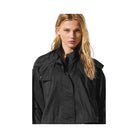 Alo Women's Cropped Game Time Full Zip Jacket - Black