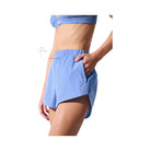 Alo Women's Playmaker Dolphin Short - Crystal Clear Blue