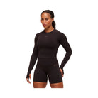 Gymshark Activate Long Sleeve Crop Top - Plum Brown