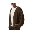 Alo Men's Scholar Cardigan Sweater - Espresso