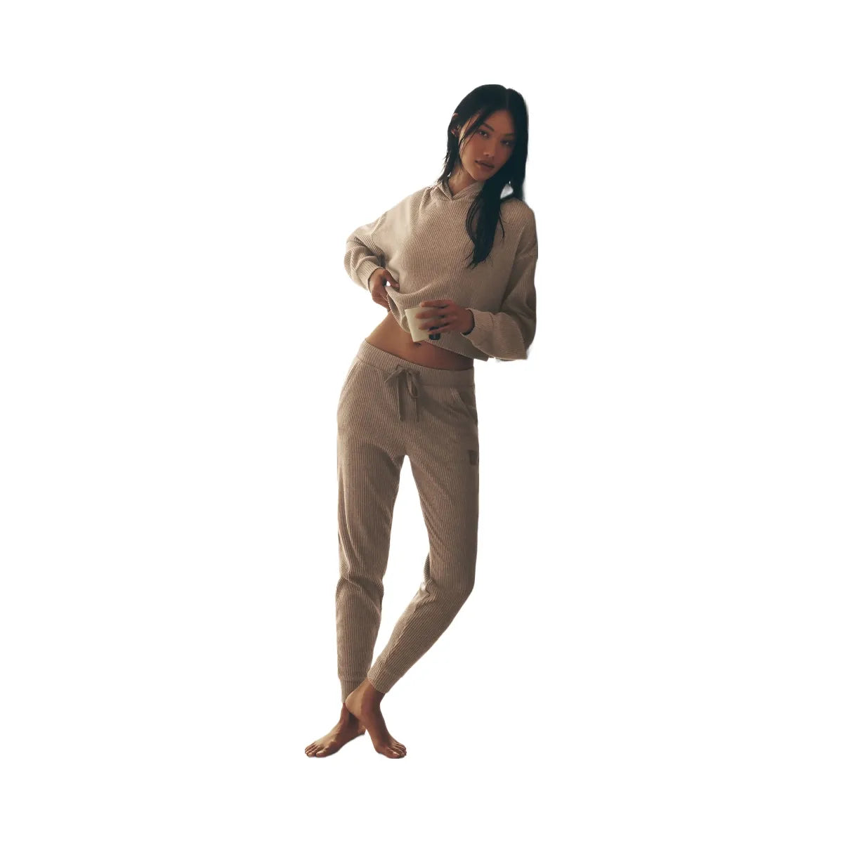 Alo Women's Muse Sweatpant - Gravel Heather