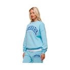 Gymshark Collegiate Graphic Crew Neck Pullover - Athletic Light Blue