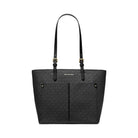 Michael Kors Jet Set Medium Logo Pocket Tote Bag Black