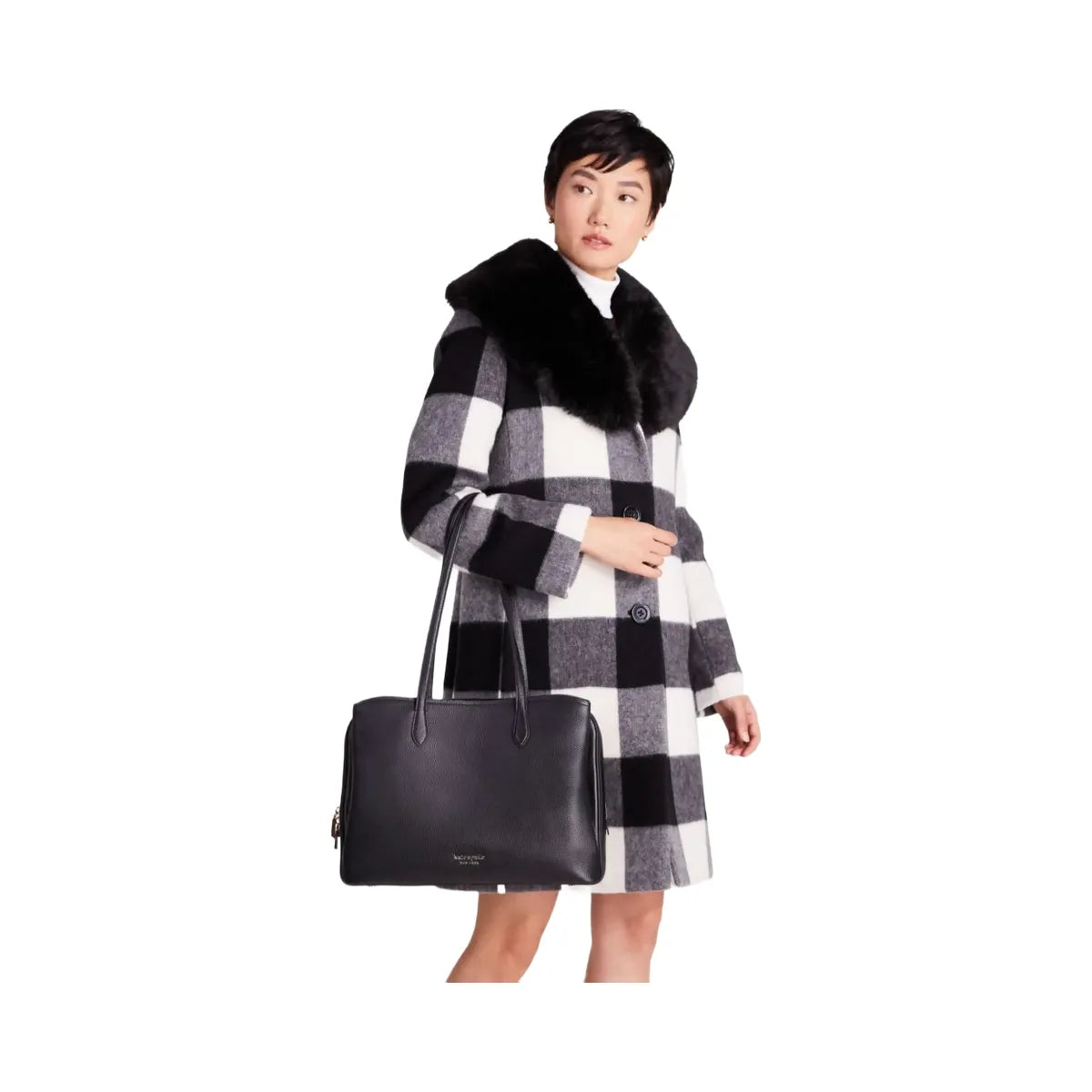 Kate Spade Hudson Large Work Tote Black