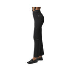 Alo Women's Denim Knit High-Waist Flare Pant - Black/Anthracite