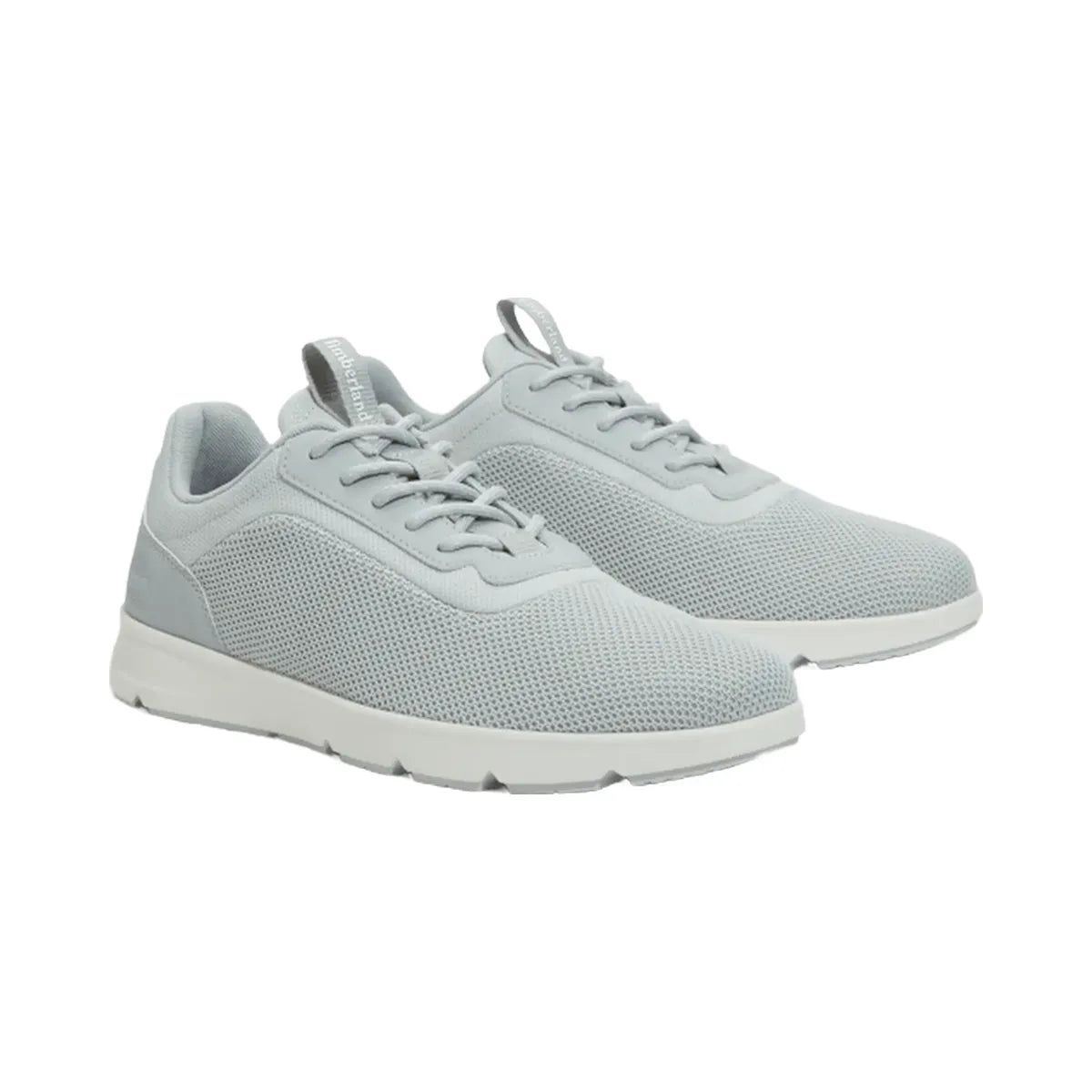 Timberland Parker Street Low Lace-Up Sneaker Light Grey Knit Men'S