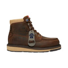 Timberland Pro Gridworks 6" Soft Toe Waterproof Work Boot Pabst Blue Ribbon Brown Full-Grain