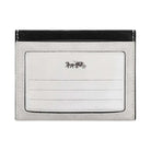 Coach Slim Id Card Case In Signature Canvas Signature Canvas-Chalk & Black