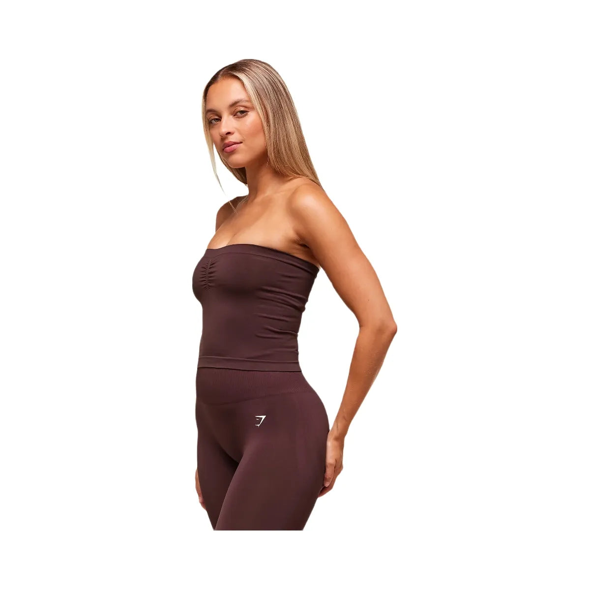 Gymshark Everyday Seamless Midi Tube Top - Cherry Purple
